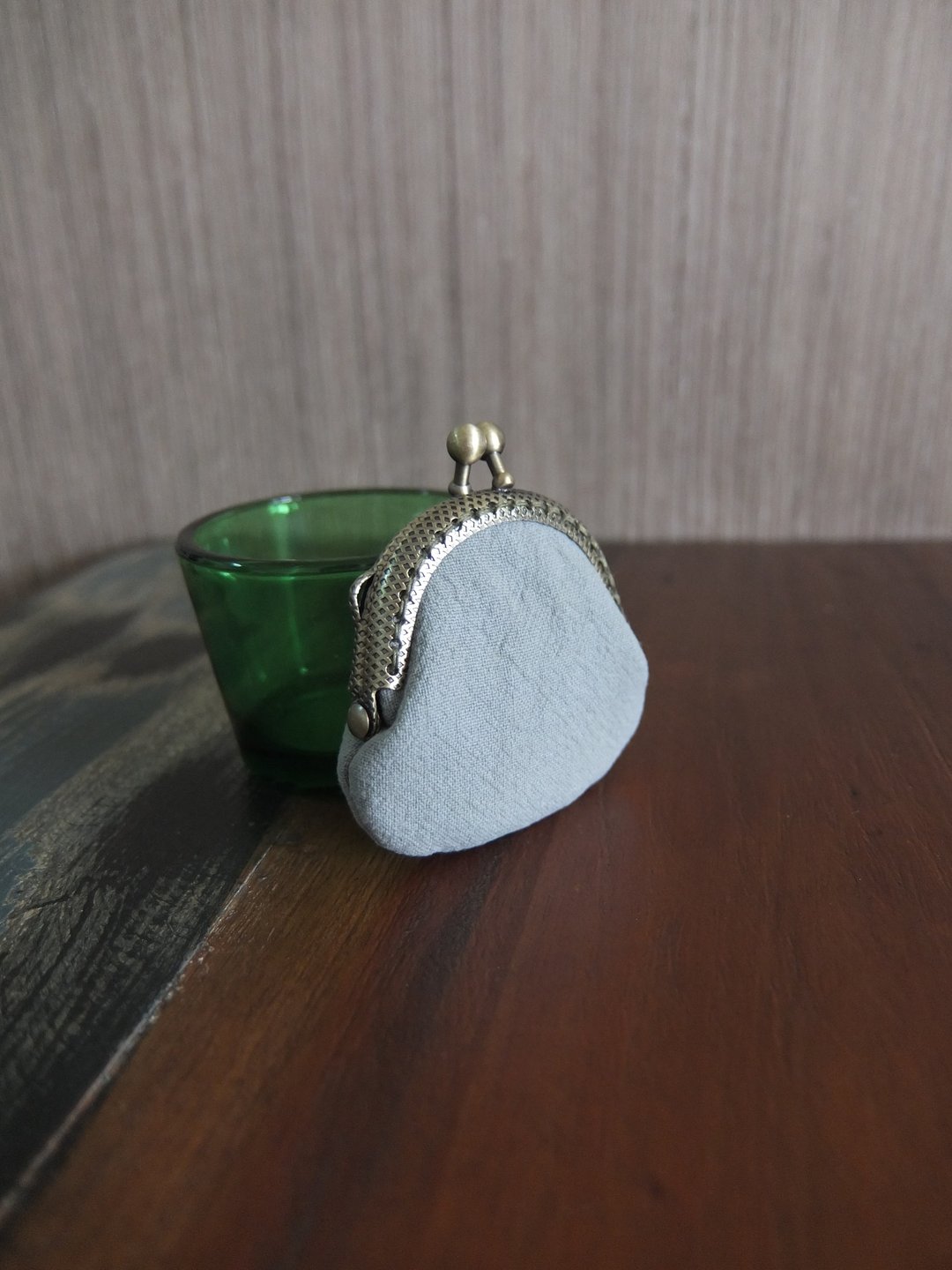 CaCa Crafts | ＊Vintage Feel＊ 5cm超迷你口金包 - 零钱包 - 其他材质 