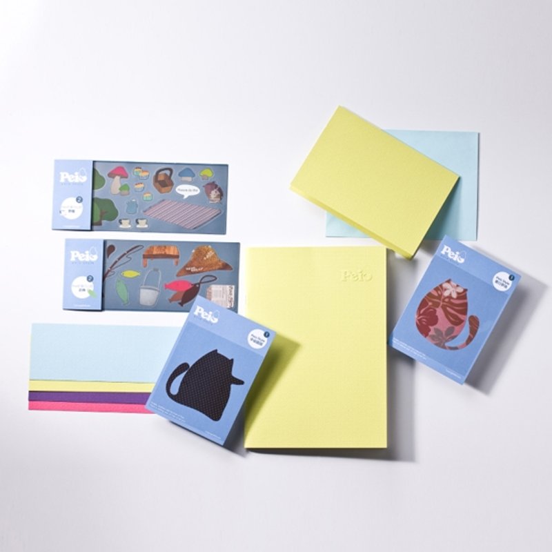 圣诞交换礼物。生日礼物。女生礼物。创意礼物。Peio DIY创作贴纸组C Sticker - 贴纸 - 塑料 黄色