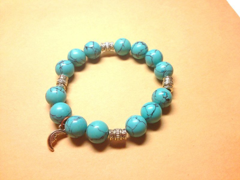 土耳其的月亮 - 手链/手环 - 其他材质 蓝色