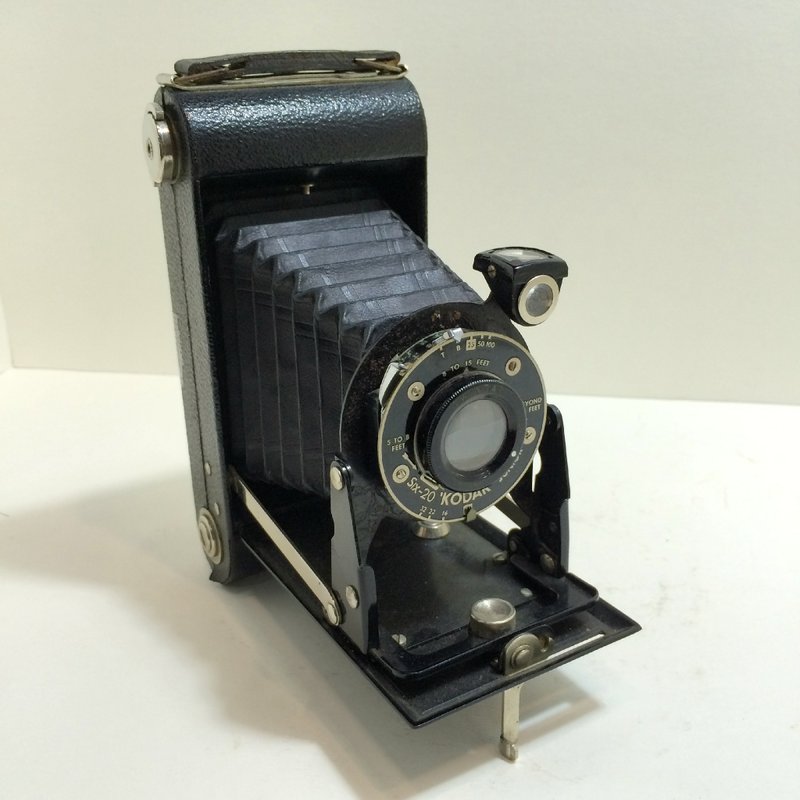 英国制 1935年 Kodak Six-20 Junior 蛇腹相机  - 相机 - 其他材质 蓝色
