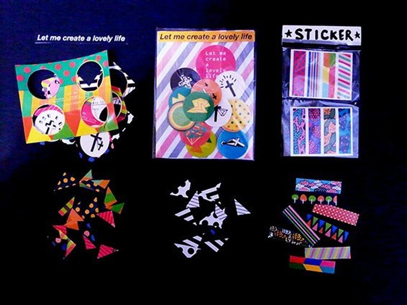 贴纸 派对包 / 年历贴、书签贴  - 年历/台历 - 纸 多色