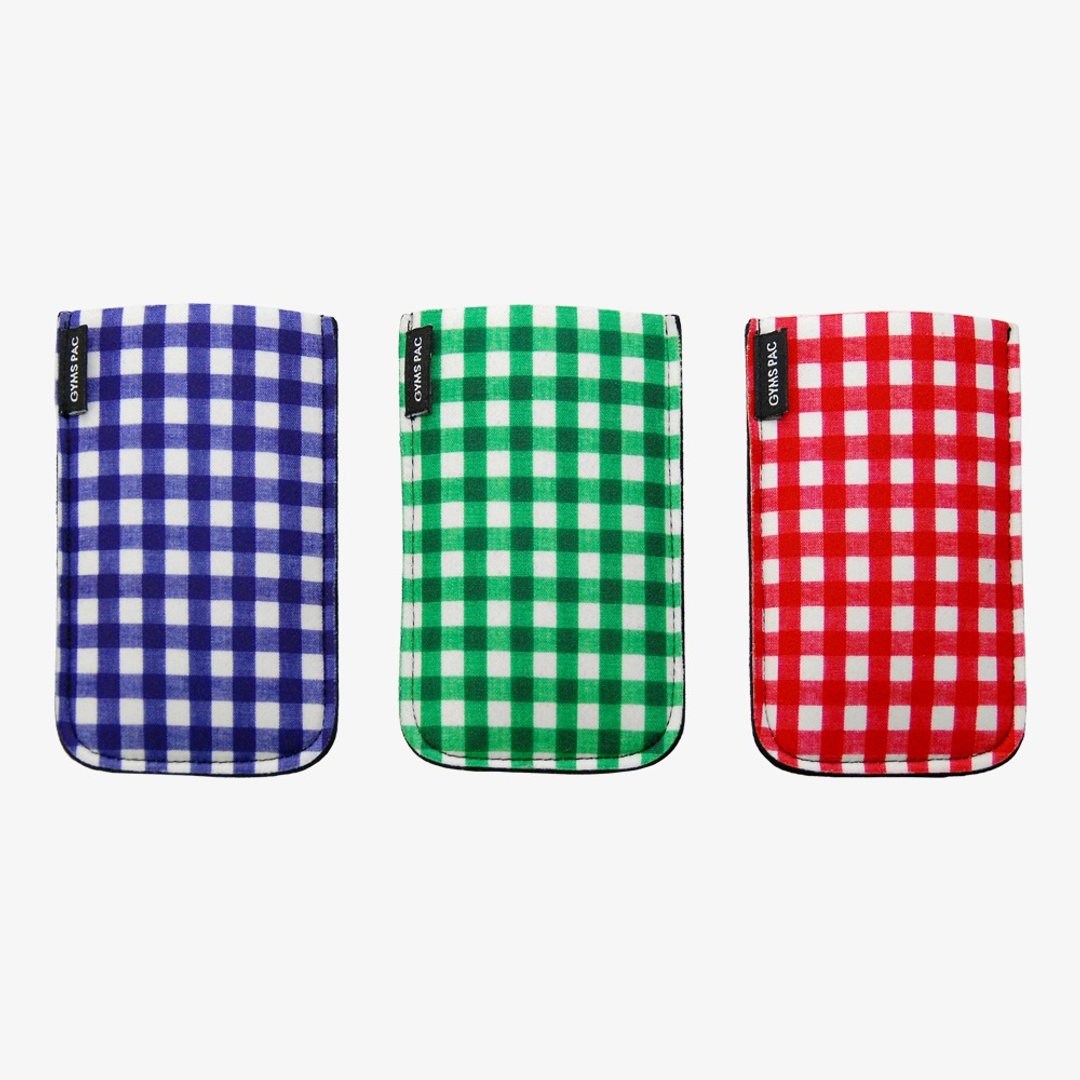 【Off-season sale】经典格纹 小物收纳保护套 - 手机壳/手机套 - 防水材质 多色