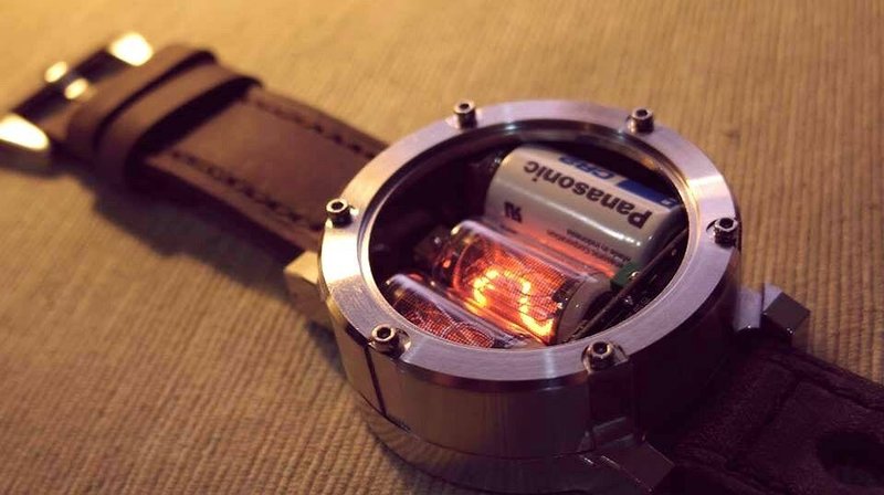 nixie watch 数码辉光管 腕表 - 女表 - 其他金属 灰色