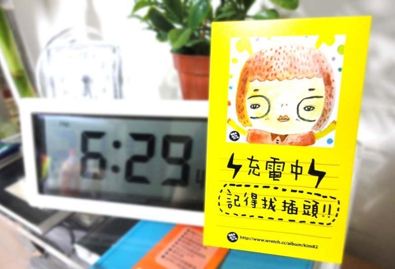 k82废物奶泡／随手来一张留言小卡 - 贴纸 - 纸 多色