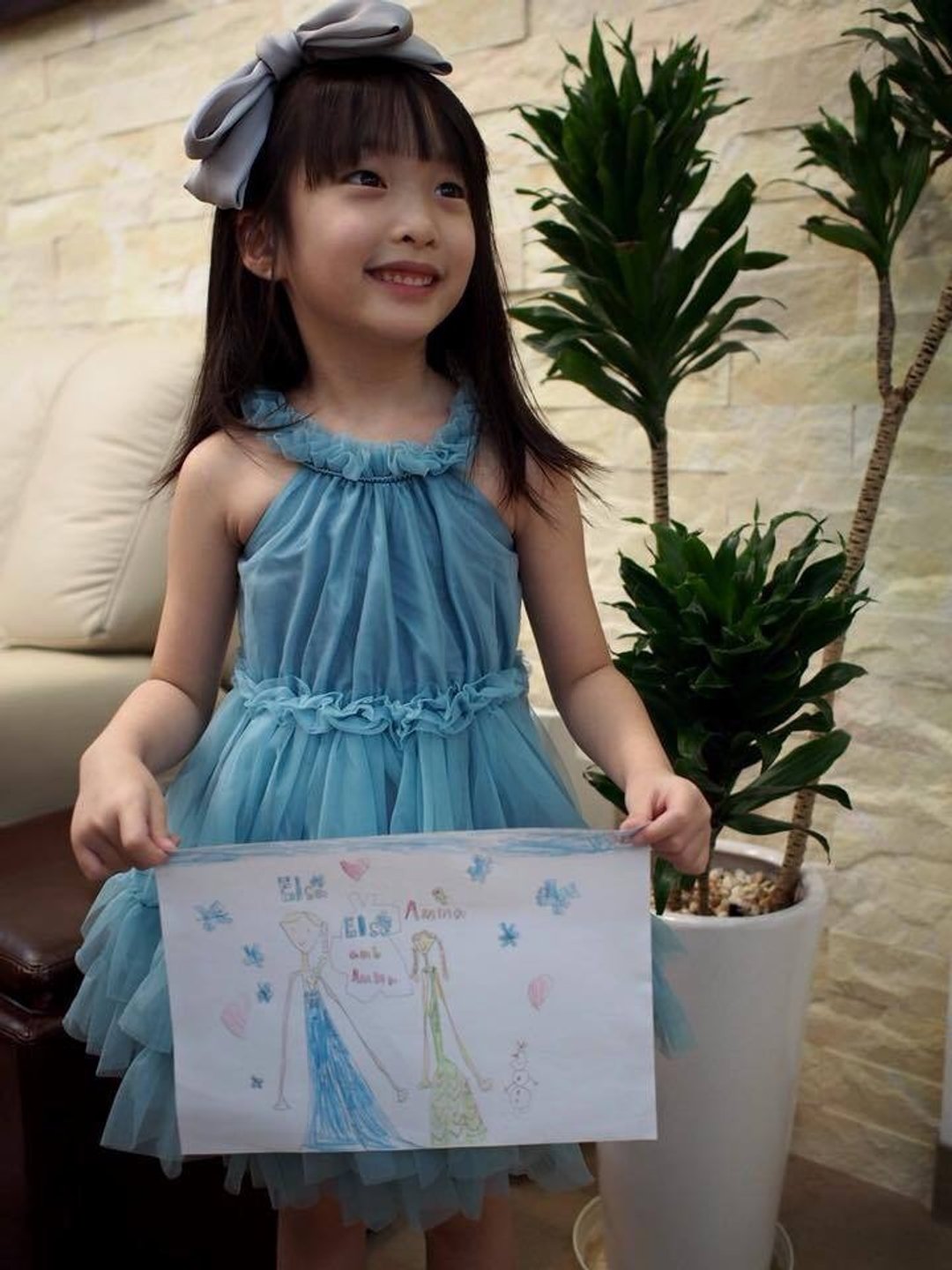 2015 Dolly新款 FROZEN BLUE 希腊女神雪纺洋装 - 童装礼服/连衣裙 - 其他材质 蓝色