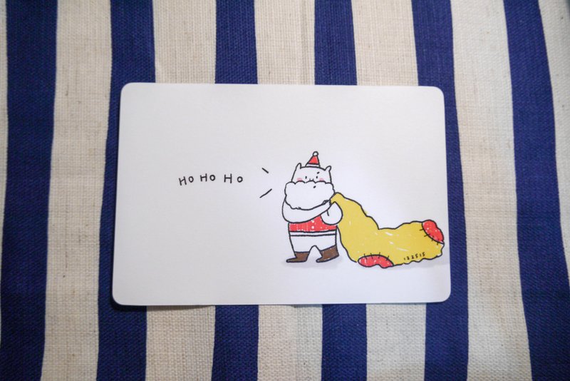 ≡圣诞限定≡ HOHOHO / 插画明信片 - 卡片/明信片 - 纸 