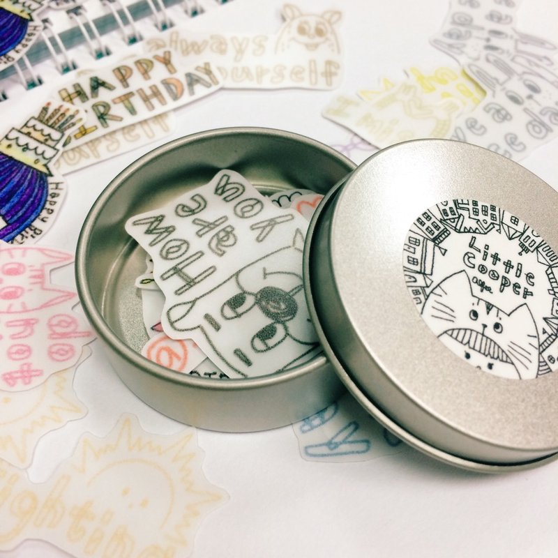 贴纸收纳盒(不包含贴纸) - 其他 - 其他金属 灰色