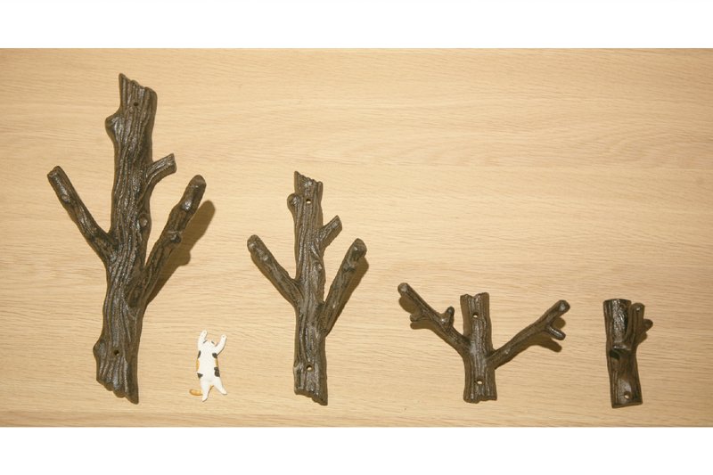 DULTON 树枝铸铁衣架挂勾 (XL) - 衣架/挂勾 - 其他金属 