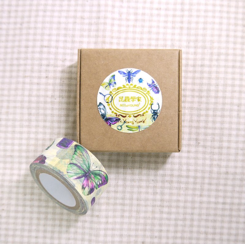 ☁纸胶带-昆虫学家 - 纸胶带 - 纸 绿色