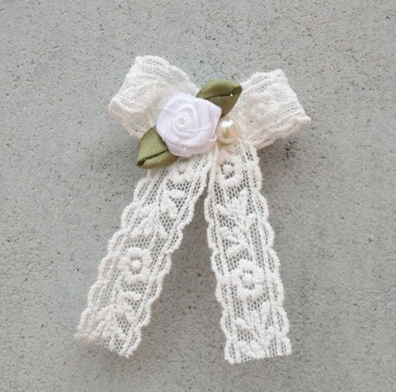 【胸针】小白花 - Small White Brooch - 胸针 - 其他材质 白色