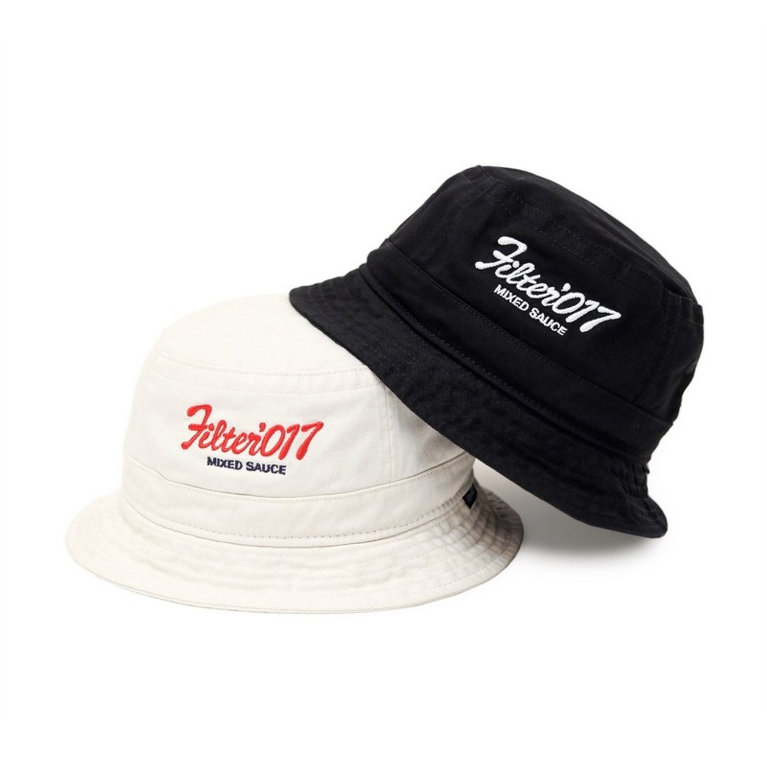 Filter017 Vintage Logo Bucket Hat  复古字体渔夫帽 黑白款 - 帽子 - 其他材质 多色
