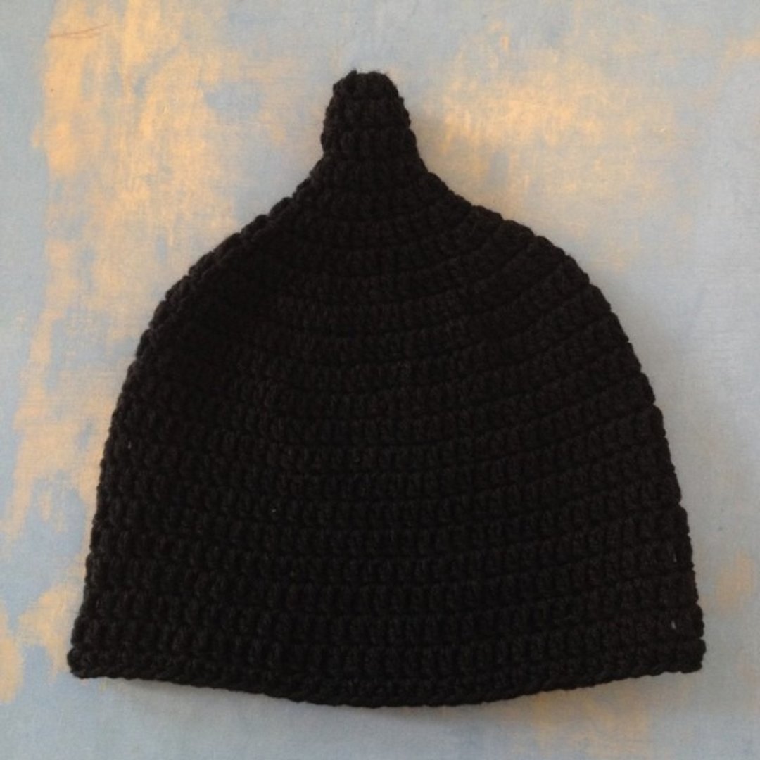 Black Sheep Australia wool 100% LL  freewrapping gift kobito gnome pixi - 帽子 - 其他材质 黑色