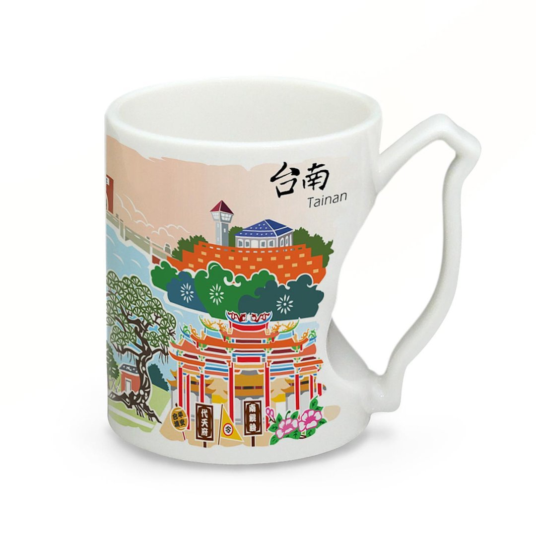 乐游台湾系列马克杯-台南 - 咖啡杯/马克杯 - 其他材质 