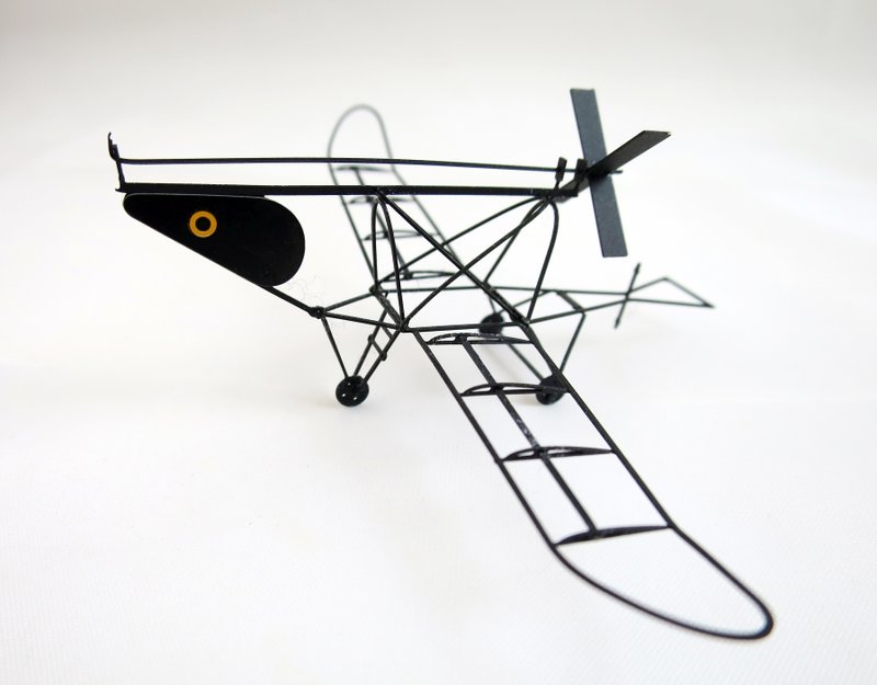 〔SUSS〕日本Aerobase 金属蚀刻模型组装人力飞机-The Crow乌鸦造型(黑色)(1/160)-现货免运 - 其他 - 其他金属 黑色