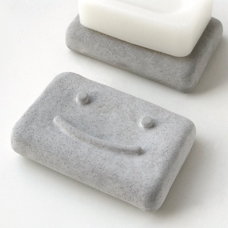 木京 杉笑一个香皂皿 灰色 - 摆饰 - 水泥 灰色