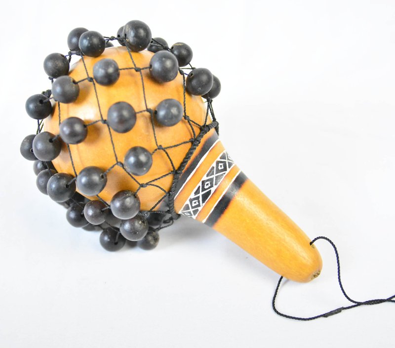 葫芦无患子手摇铃＿公平贸易 - 吉他/乐器 - 植物．花 金色