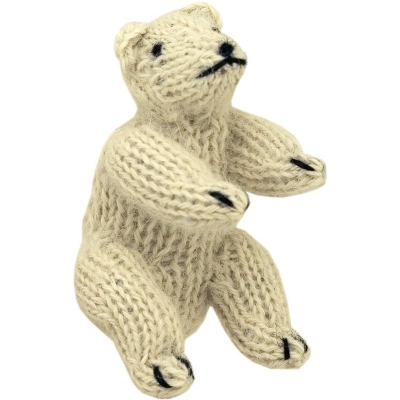 手指羊驼 北极熊 - 玩具/玩偶 - 其他材质 白色