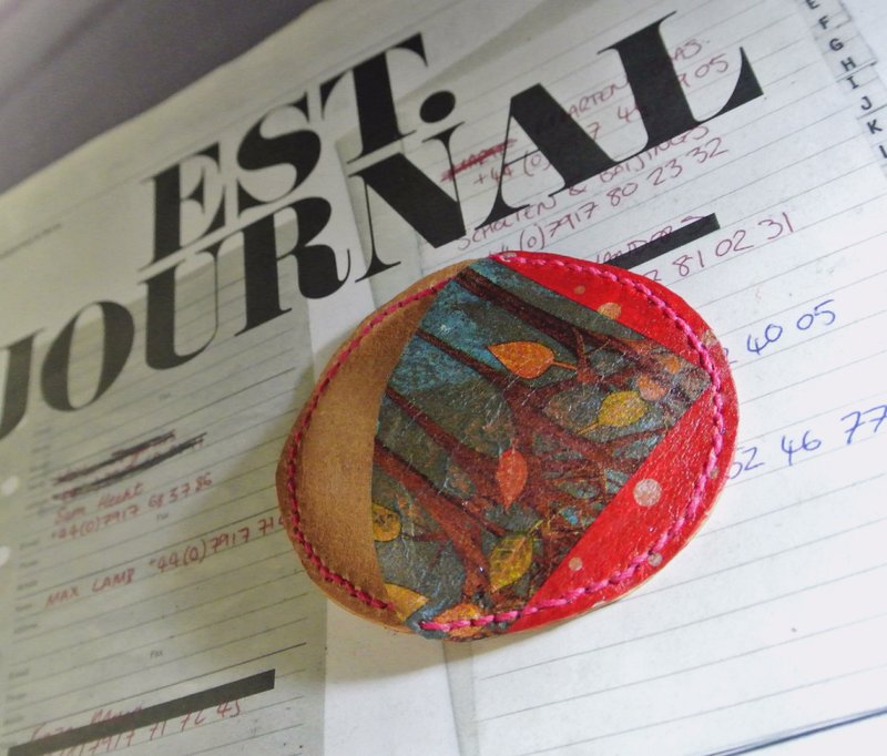 【 T - C 】皮革 复古 轻松压 零钱包 - 零钱包 - 真皮 