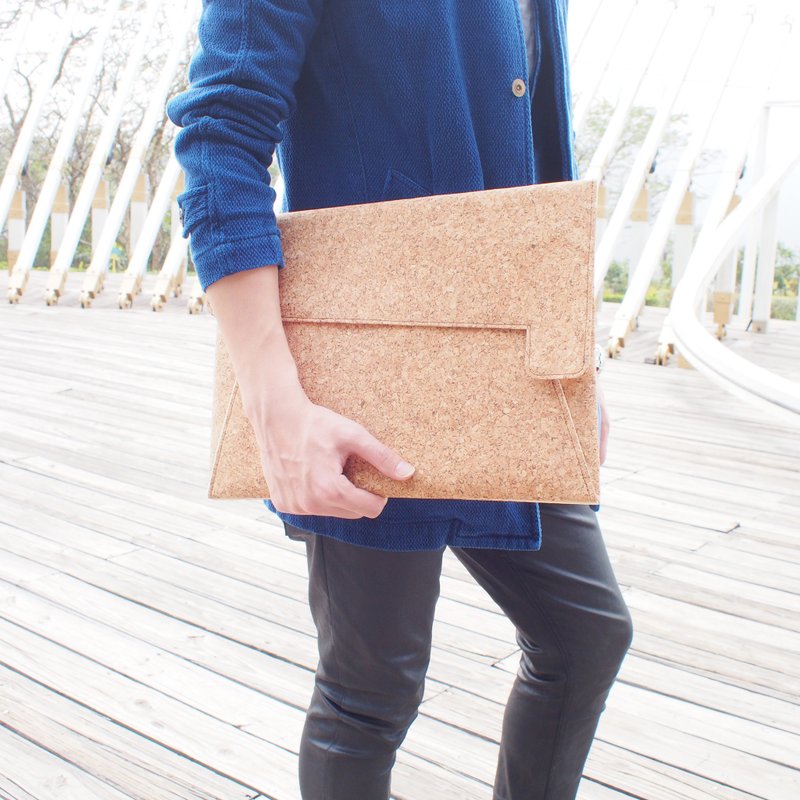 真水松木软木 公文包/手提包/ Macbook15''电脑保护套/ 电脑袋 - 平板/电脑保护壳 - 其他材质 卡其色