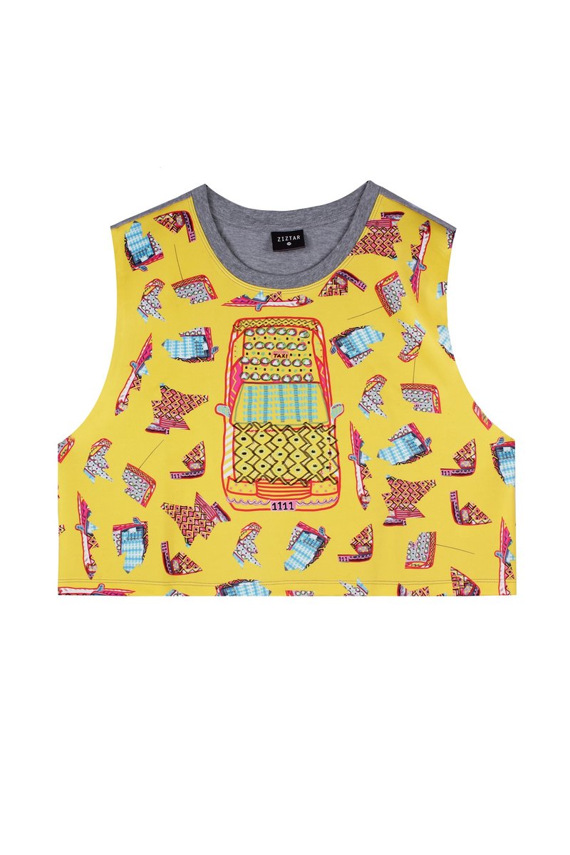 ZIZTAR 的士宝贝短身背心 - 女装上衣 - 其他材质 多色