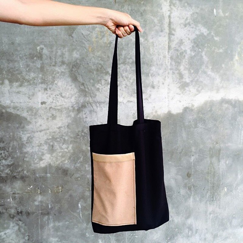 麂/托特包/肩背包/ - 侧背包/斜挎包 - 棉．麻 黑色