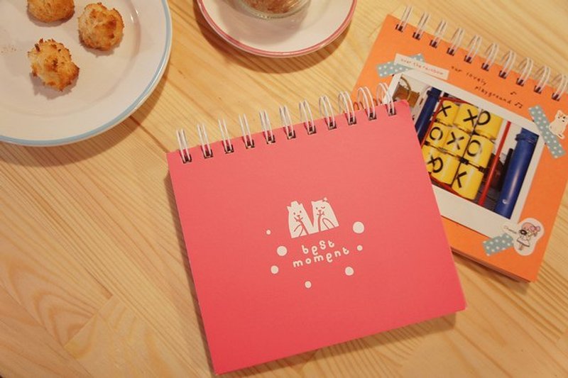 instax album 拍立得相本V.2-情侣熊 - 相簿/相册 - 纸 粉红色