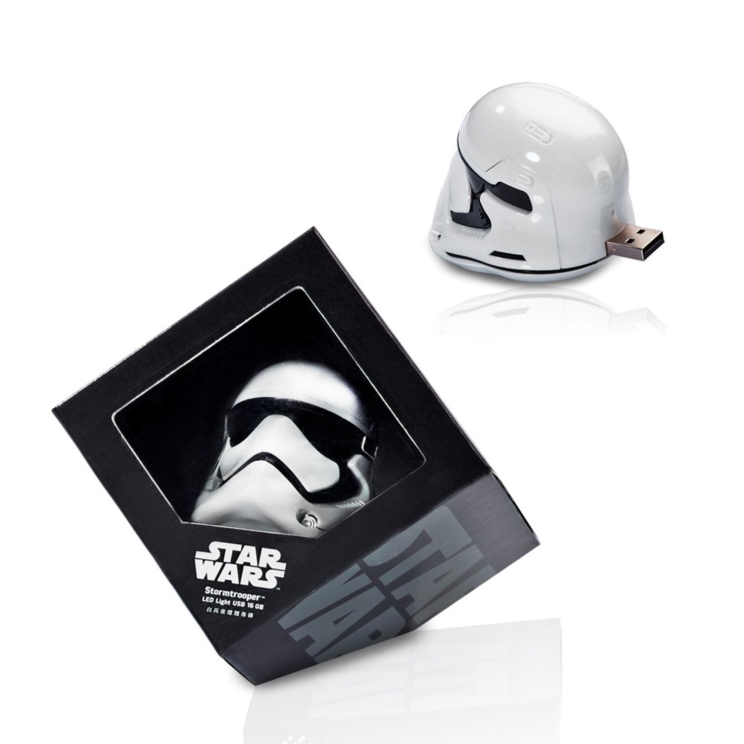 InfoThink STARWARS 星际大战 白兵夜灯 (内置32GB保存功能) - U盘 - 塑料 白色