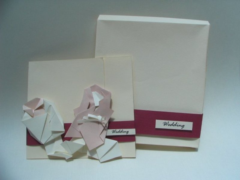 【Oliver·Card - Wedding系列】新。嫁娘(A) - 卡片/明信片 - 纸 粉红色