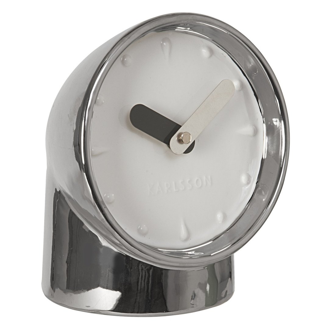 Karlsson, Table clock Periscope Silver, 银色设计师枱钟 - 时钟/闹钟 - 其他材质 灰色