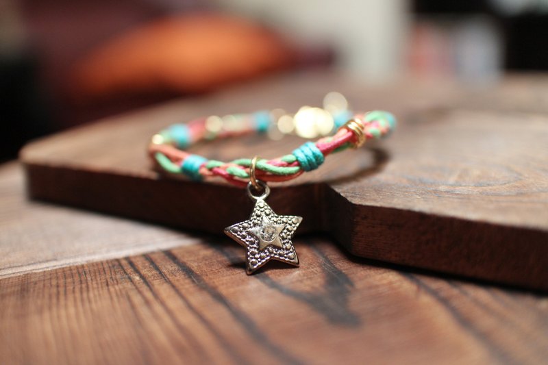 ＜慢温工房手链＞闪烁夜空 - 手链/手环 - 其他材质 