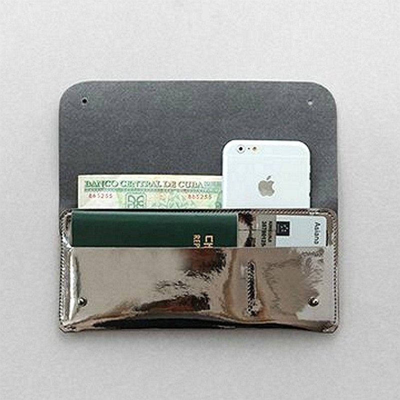 韩国 ithinkso Passport Organizer_tall Urban 镜面 护照夹 - 护照夹/护照套 - 其他人造纤维 黑色