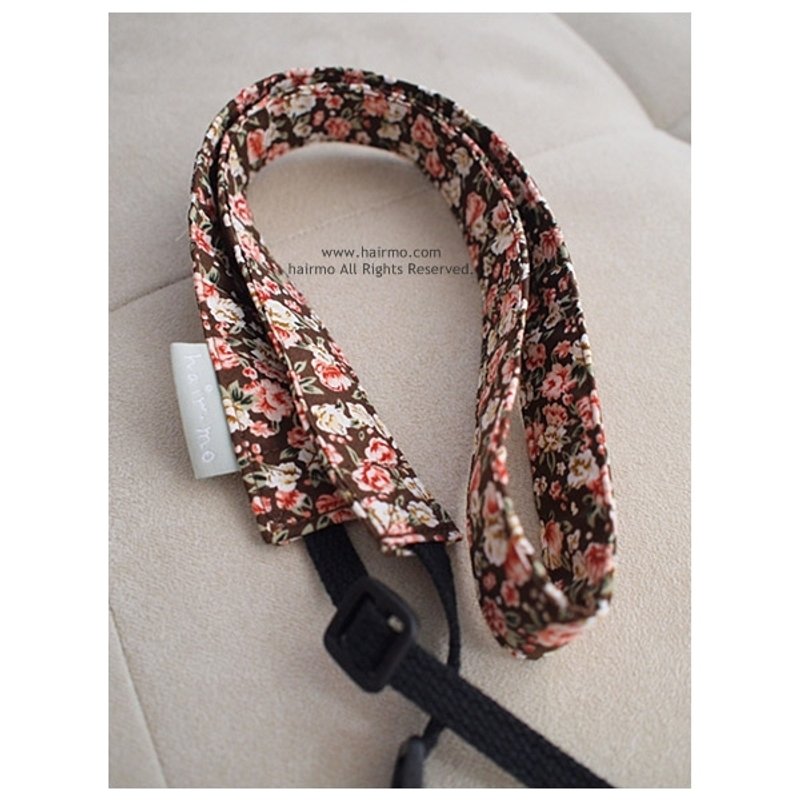 hairmo。咖啡碎花单眼双背相机带 - 证件套/卡套 - 其他材质 咖啡色