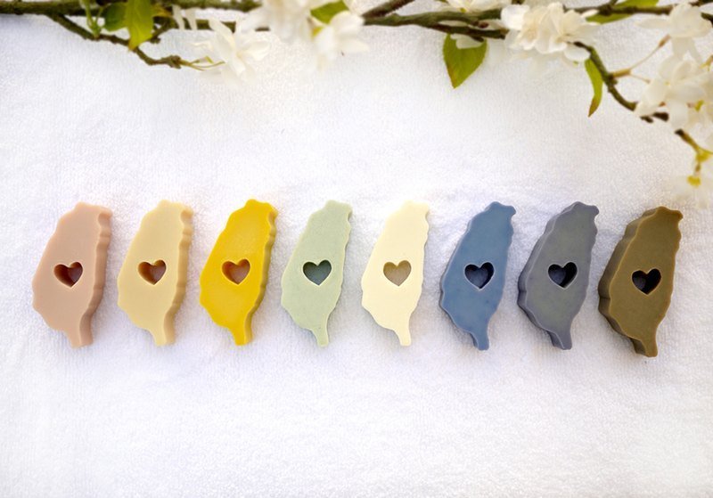 彩虹小台湾手工皂 + 礼盒包装 (6颗) - 其他 - 植物．花 