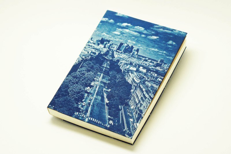 手工蓝晒笔记本 - 新凯旋门 - 笔记本/手帐 - 纸 蓝色