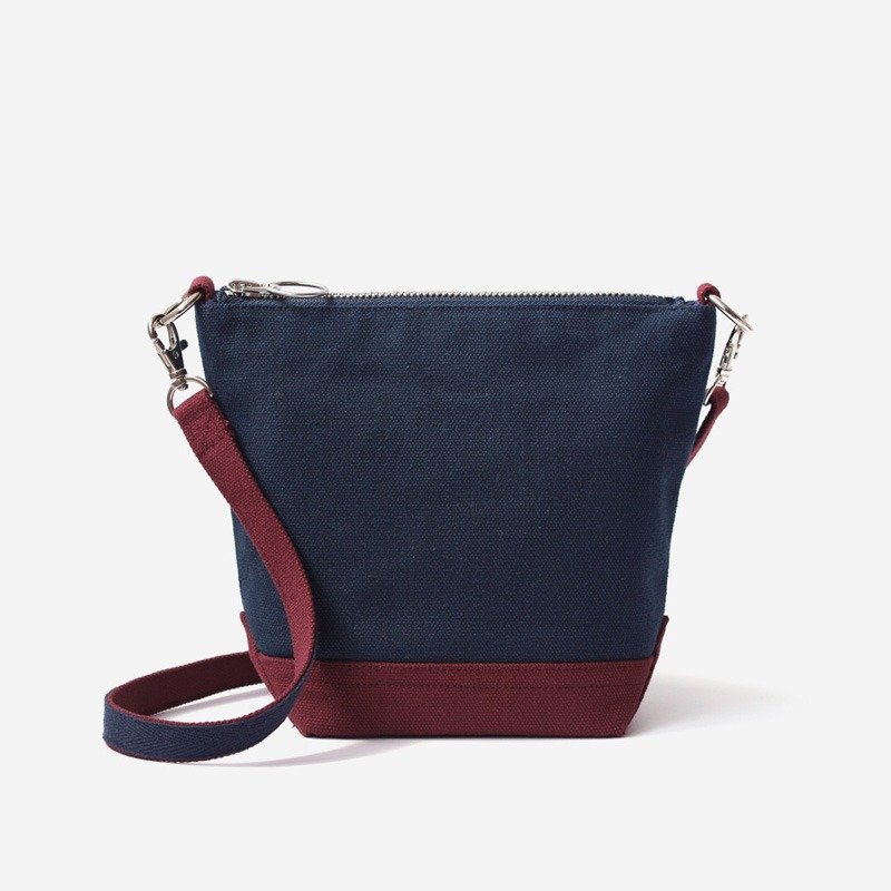 【春特惠】迷你帆布包肩背斜背包 FAIRY系列小巧随身金属YKK - 侧背包/斜挎包 - 棉．麻 黄色