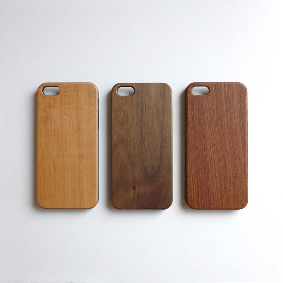 天然真木 iPhone 7 / 7 Plus / 6 / 6s / iPhone 6 / 6s Plus / iPhone 5 / iPhone 5C / iPhone 4 手机壳 - 手机壳/手机套 - 木头 咖啡色
