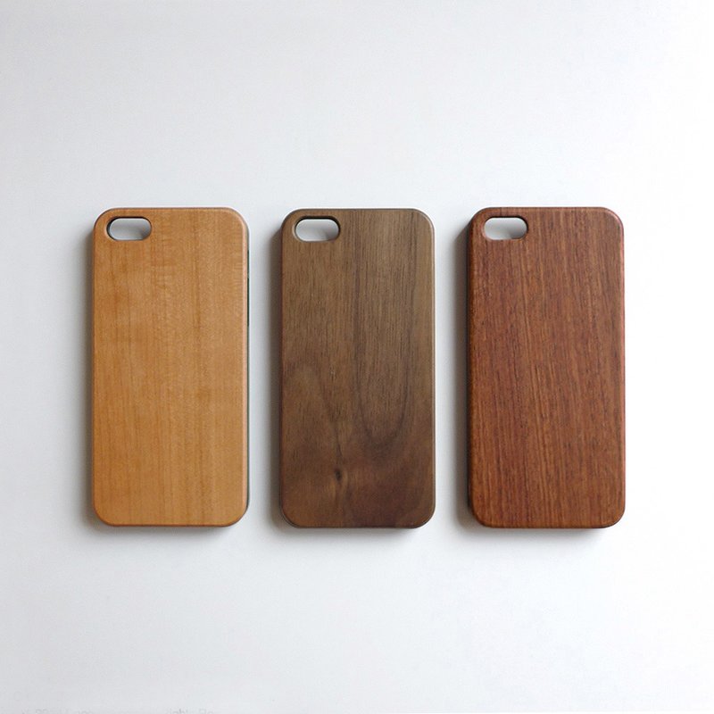 天然真木 iPhone 7 / 7 Plus / 6 / 6s / iPhone 6 / 6s Plus / iPhone 5 / iPhone 5C / iPhone 4 手机壳 - 手机壳/手机套 - 木头 咖啡色