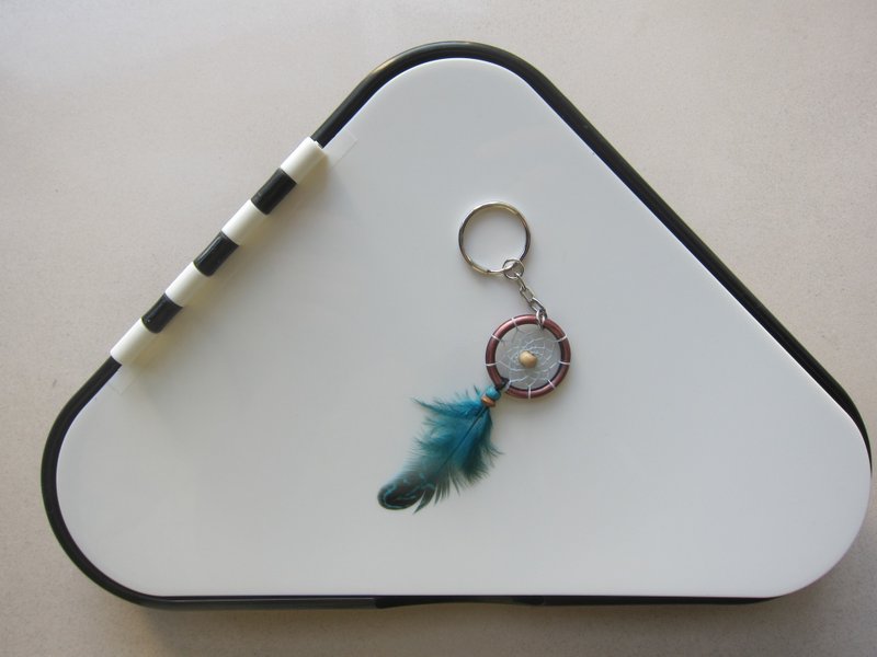 捕梦网//钥匙扣//天蓝 - 钥匙链/钥匙包 - 其他材质 蓝色