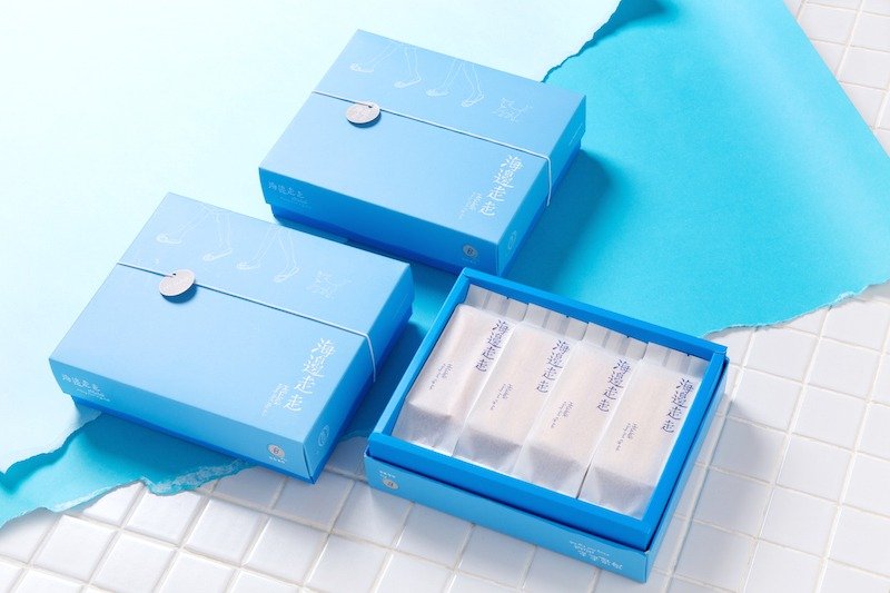 花生爱馅蛋卷4盒組x明星商品x - 手工饼干 - 新鲜食材 蓝色