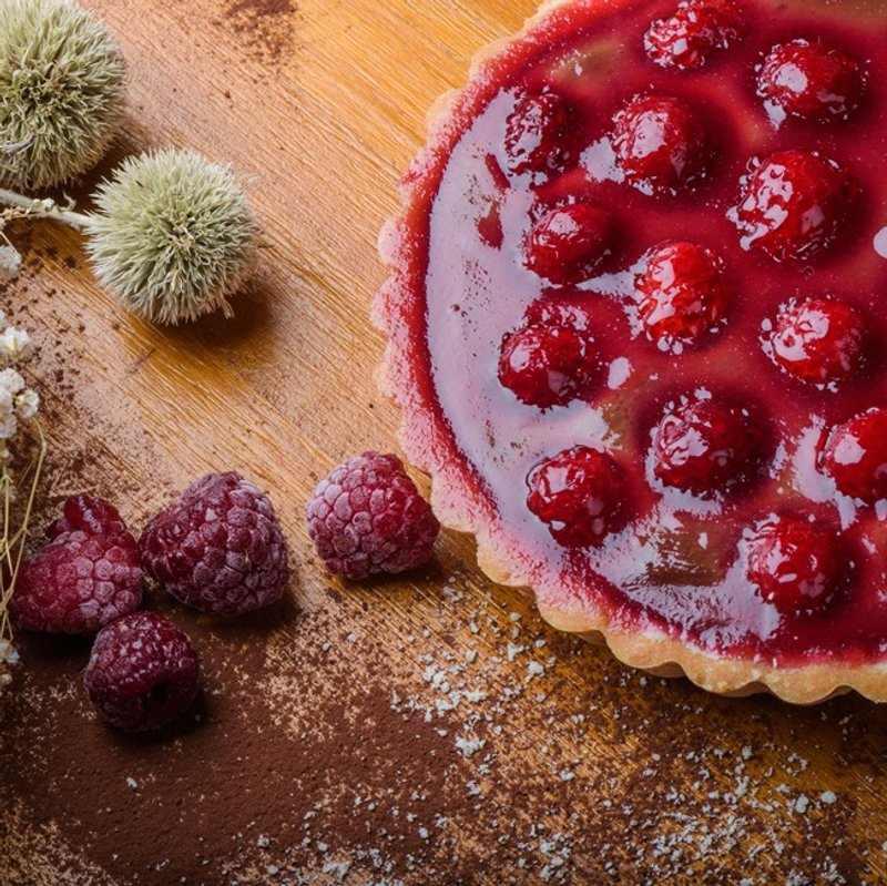 【森之心甜品坊】覆盆子巧克力塔 6"塔模 - 咸派/甜派 - 新鲜食材 