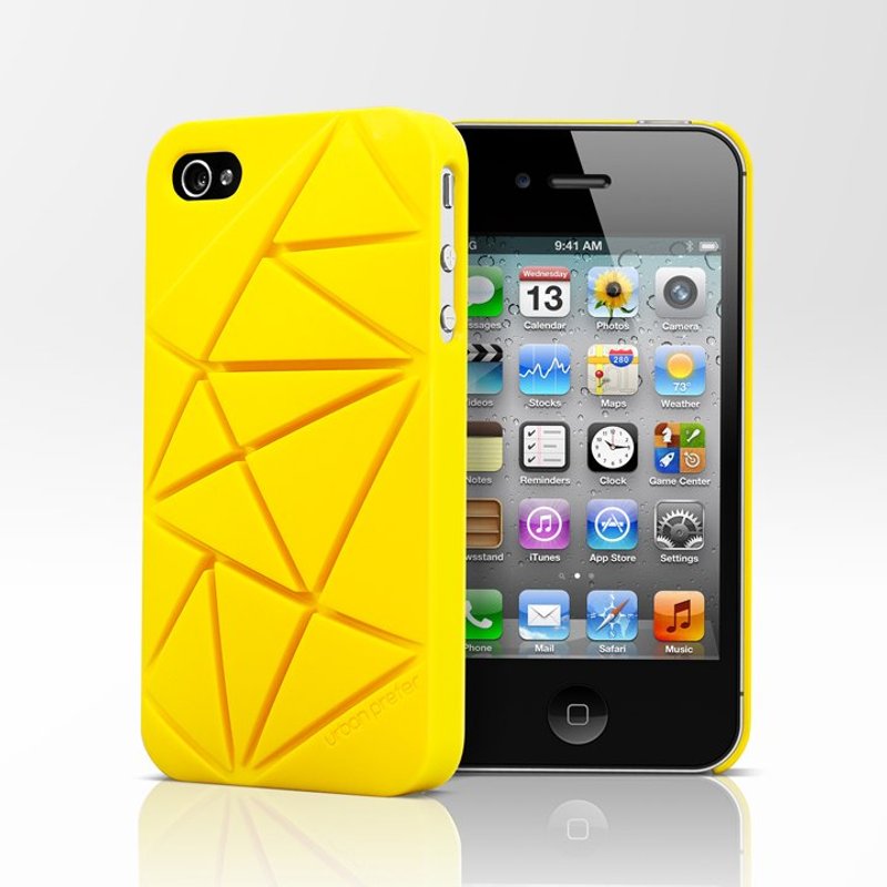 COIN4 iPhone 4/4S 保护壳 黄色 硬壳 - 手机壳/手机套 - 塑料 黄色