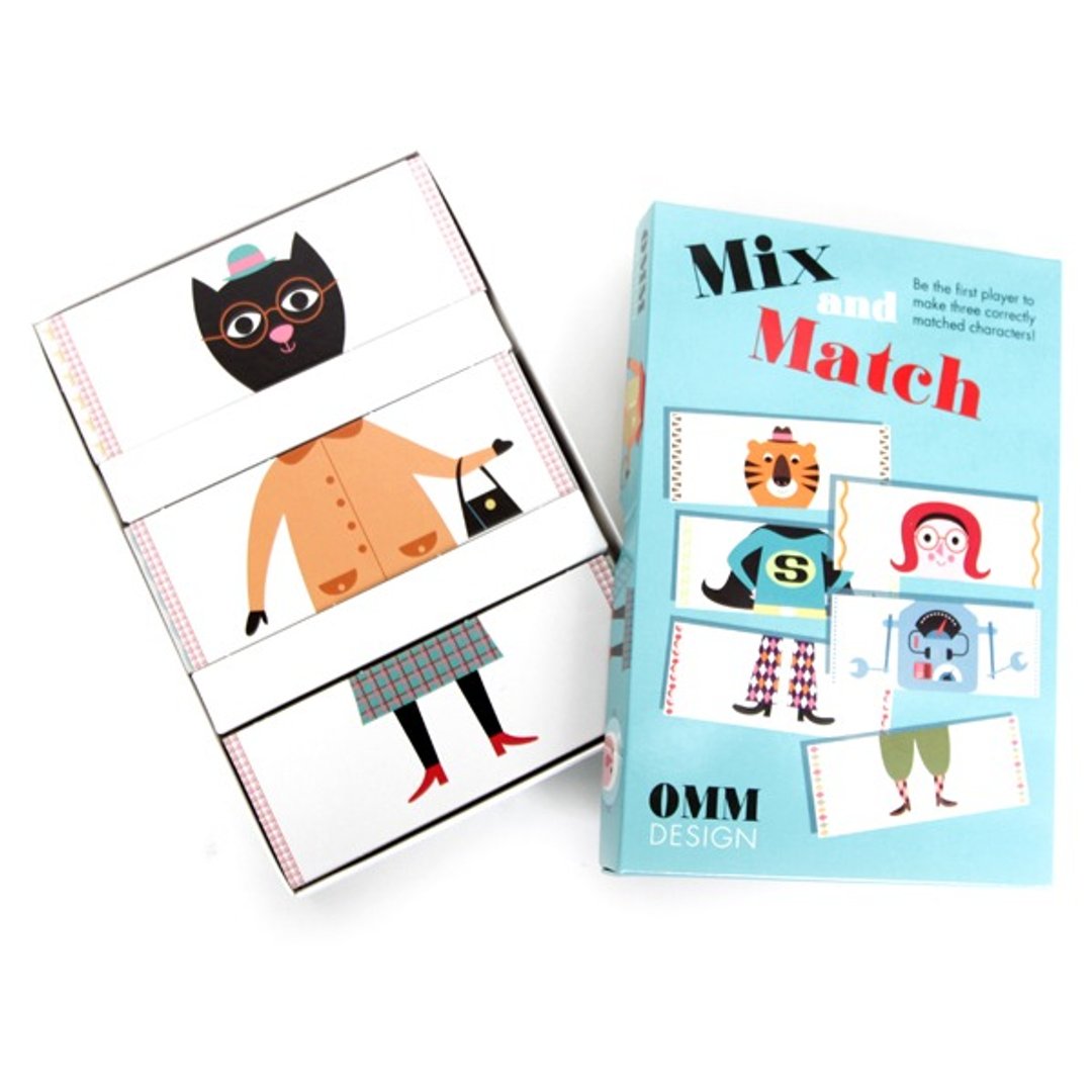 瑞典 OMM X Ingela Mix & Match 趣味桌游卡片 - 其他 - 纸 多色