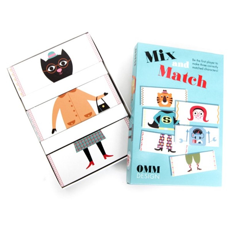 瑞典 OMM X Ingela Mix & Match 趣味桌游卡片 - 其他 - 纸 多色