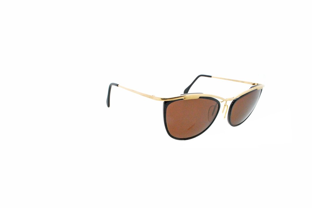 Jil Sander Mod. 738 034 80年代德国制古董太阳眼镜 - 眼镜/眼镜框 - 其他金属 黑色