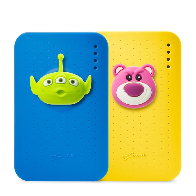 Bone 逗扣移动电源 9000mAh- 熊抱哥/三眼外星人 - 充电宝/传输线 - 硅胶 多色