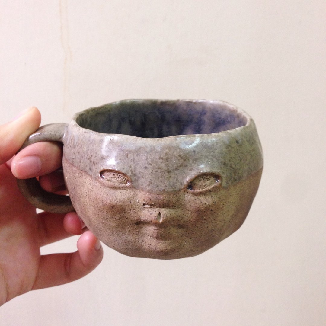 甘之如饴蒙面侠 - 咖啡杯/马克杯 - 其他材质 咖啡色