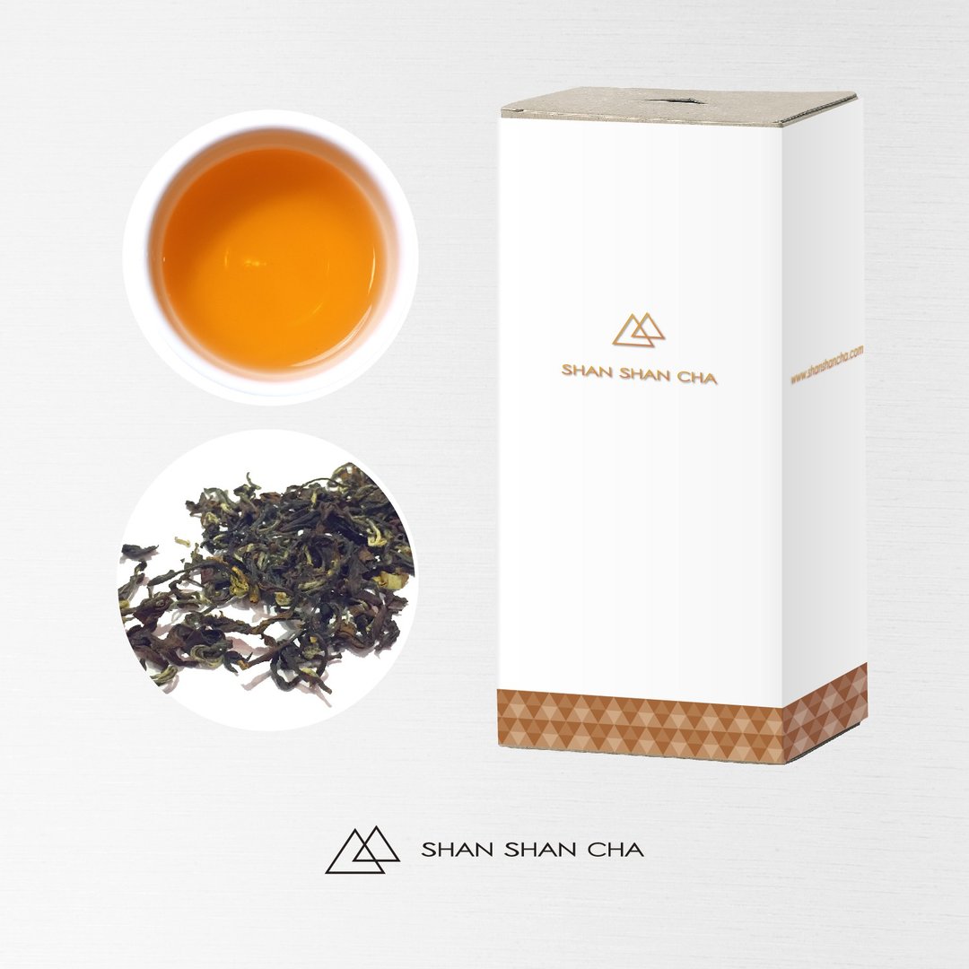 【山山来茶】自然农法 日月潭红韵 茶叶补充包(100g/盒) - 茶 - 新鲜食材 橘色