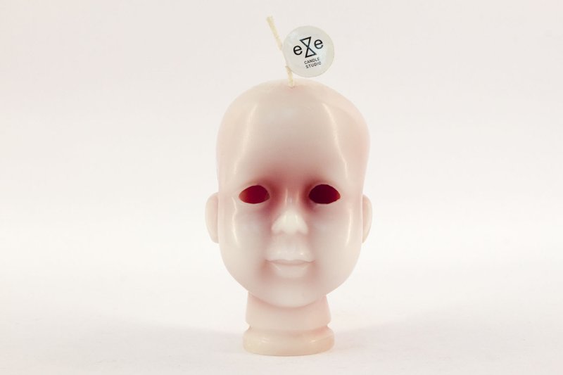 血泪婴儿造型蜡烛 Carybaby Candle - 蜡烛/烛台 - 蜡 粉红色