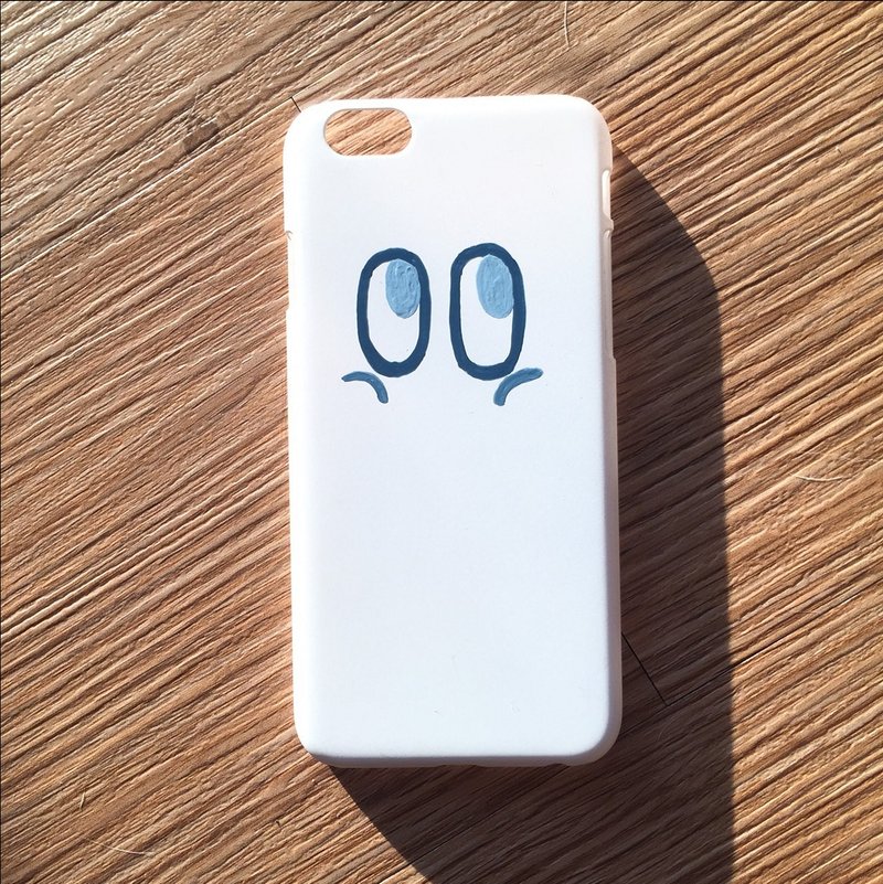小精灵手绘手机壳IPHONE:HTC:SONY:SAMSUNG:ASUS:OPPO - 手机壳/手机套 - 颜料 白色