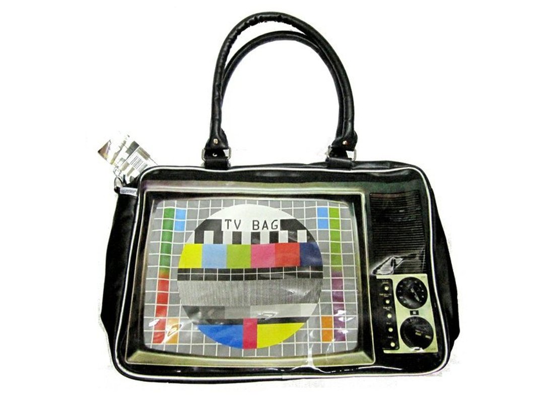 WANTED, TV Bag black. WANTED 设计, 黑色TV no show 袋 - 手提包/手提袋 - 防水材质 黑色